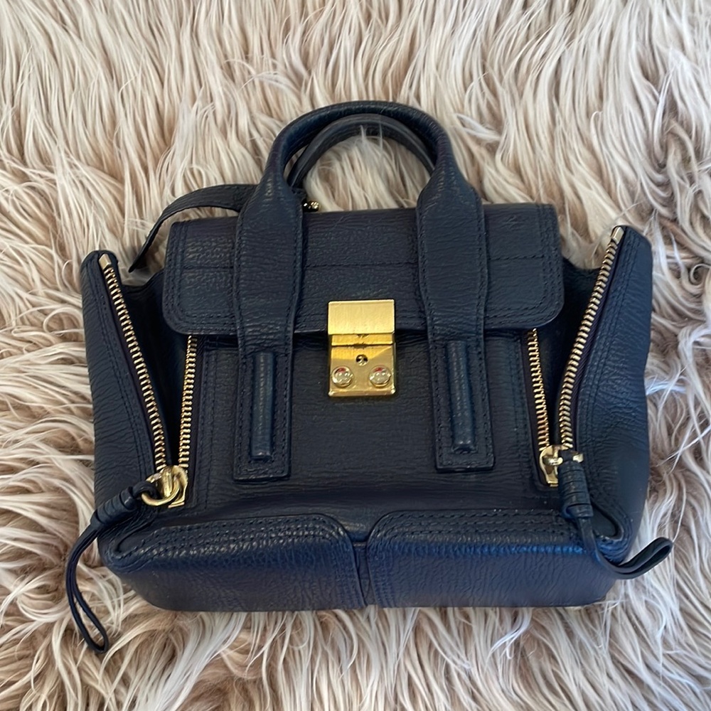 3.1 Philip Lim bag in blue, 28cm*17cm*8cm